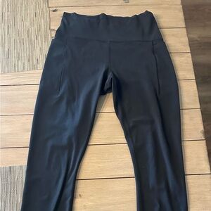 Athleta Black High-Waisted Leggings